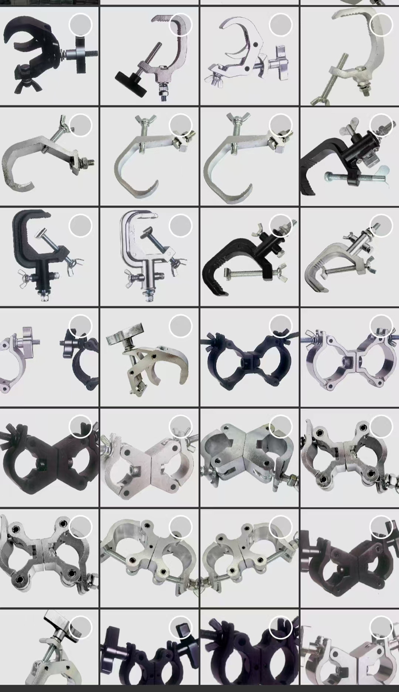 stage clamps (10)